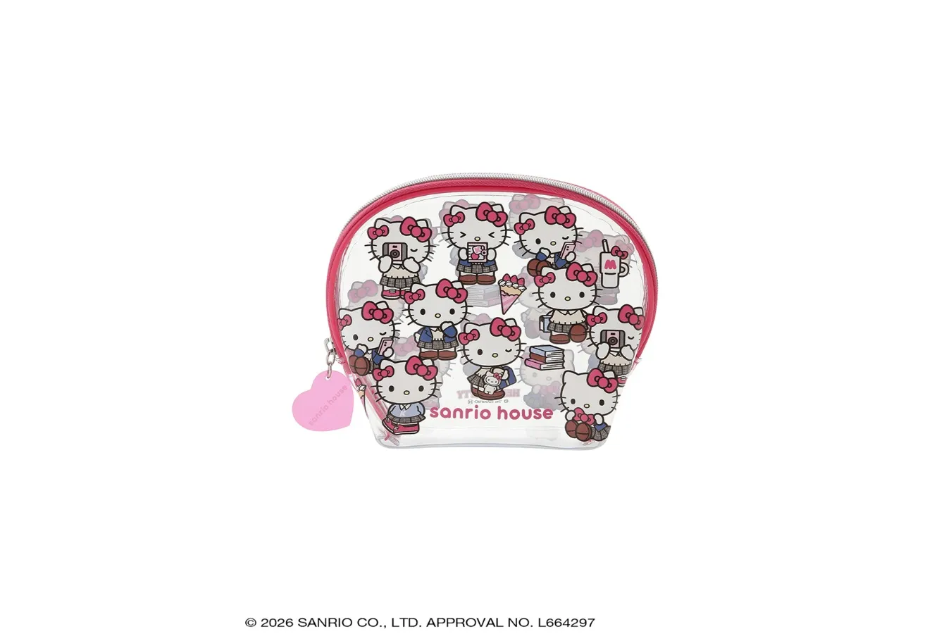 ▲「渋谷PARCO限定柄 メイクポーチ」©2026 SANRIO CO., LTD. APPROVAL NO. L664297