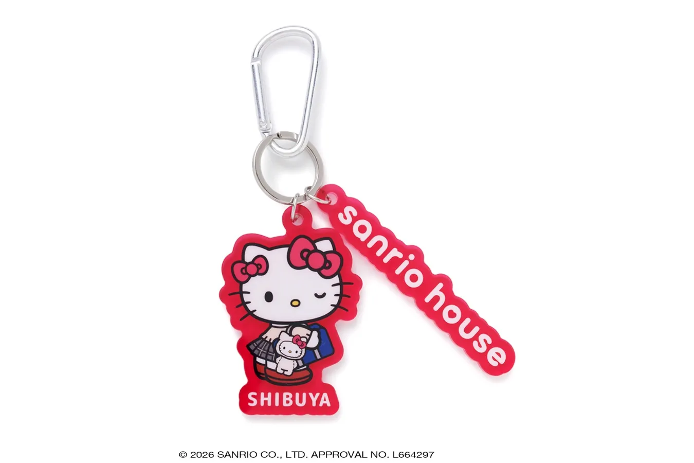▲「渋谷PARCO限定柄　アクリルチャーム」©2026 SANRIO CO., LTD. APPROVAL NO. L664297