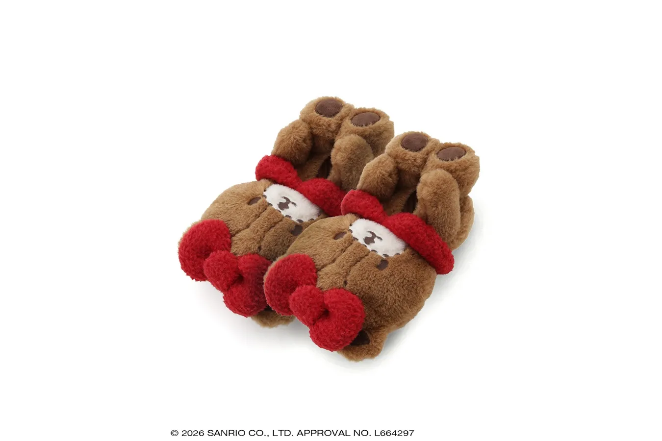▲「ルームシューズ」©2026 SANRIO CO., LTD. APPROVAL NO. L664297
