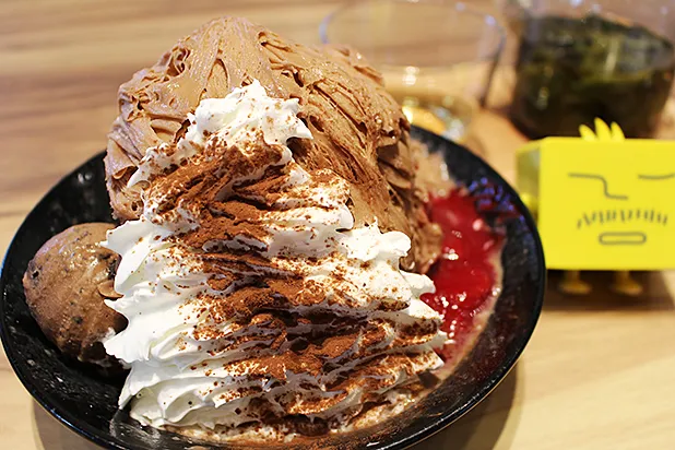冬のアイスモンスター！？限定ふわふわチョコかき氷は温かい室内で食べたら超至福♪