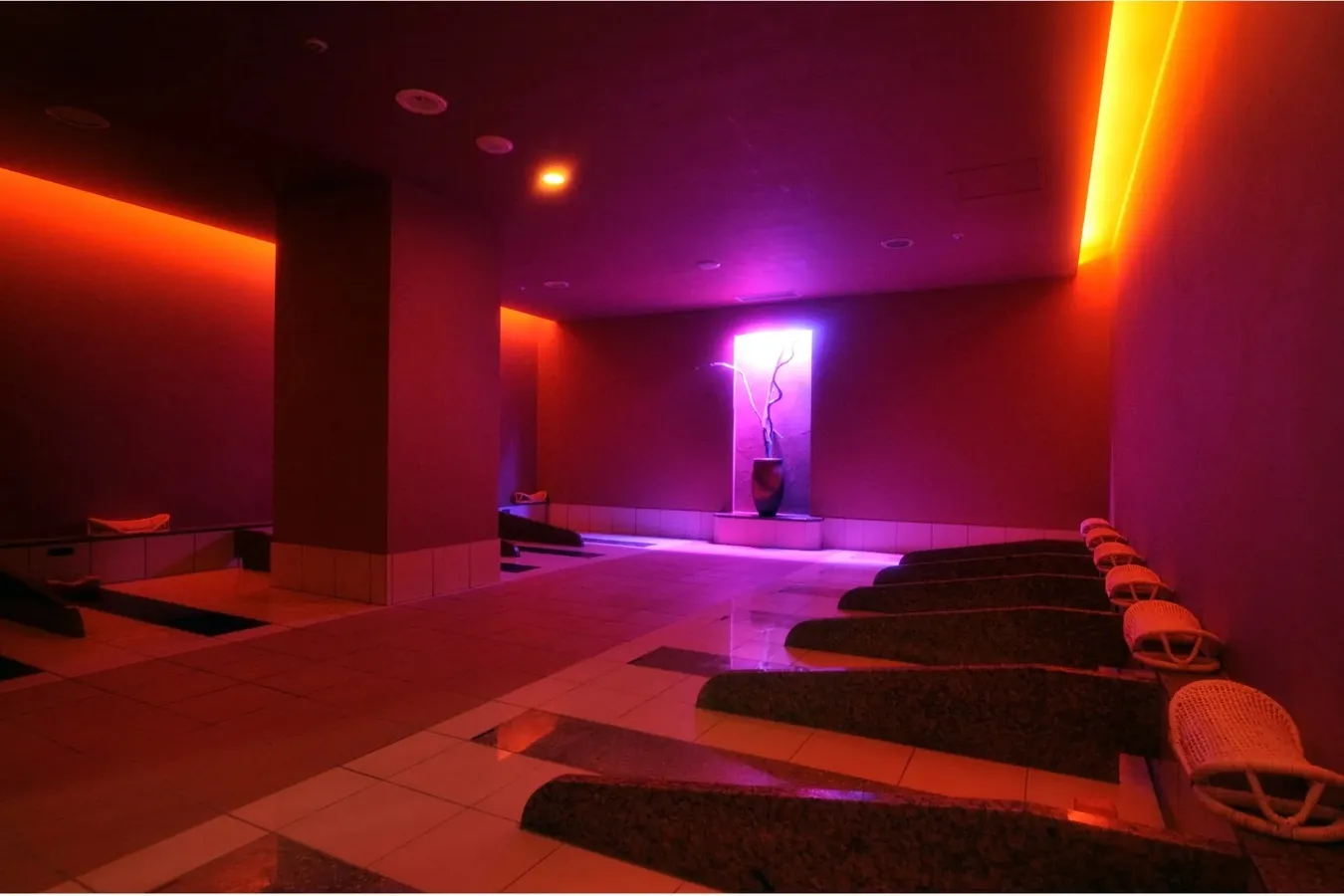 ▲岩盤浴「朱」