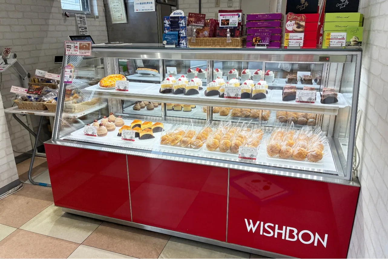 ▲ウイッシュボン 福浦工場直売店
