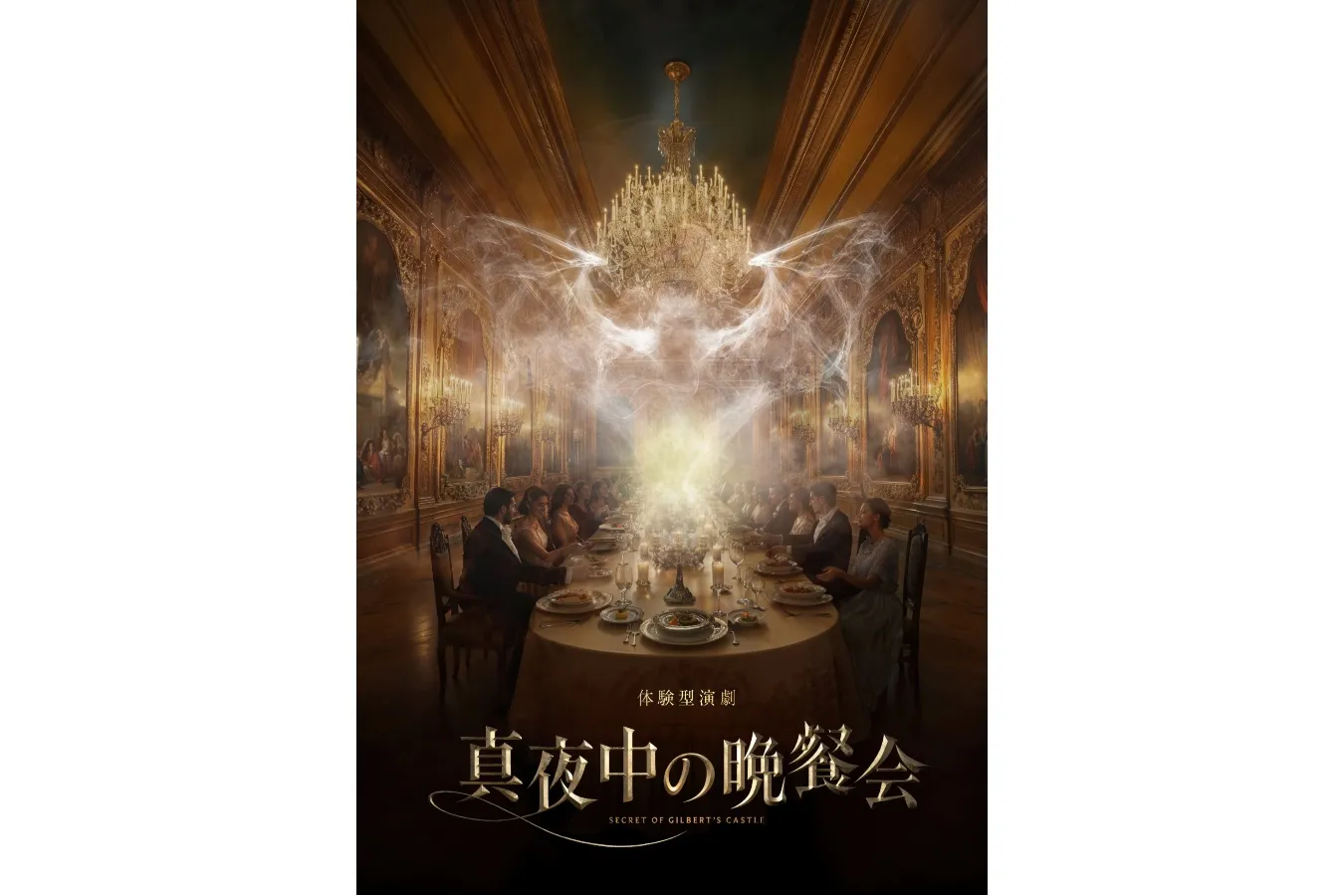▲最高級イマーシブシアター「真夜中の晩餐会～Secret of Gilbert's Castle」