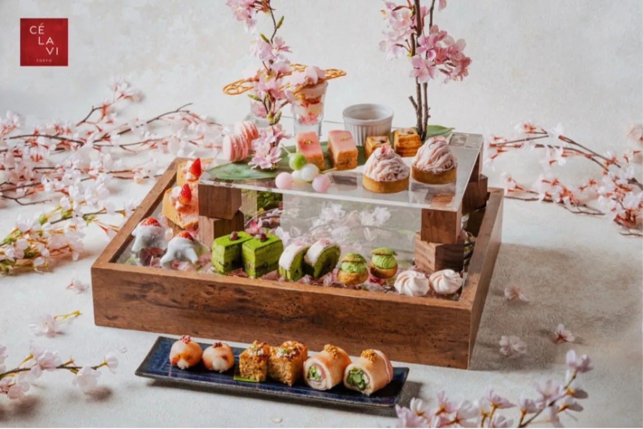 ▲「SAKURA AFTERNOON TEA」