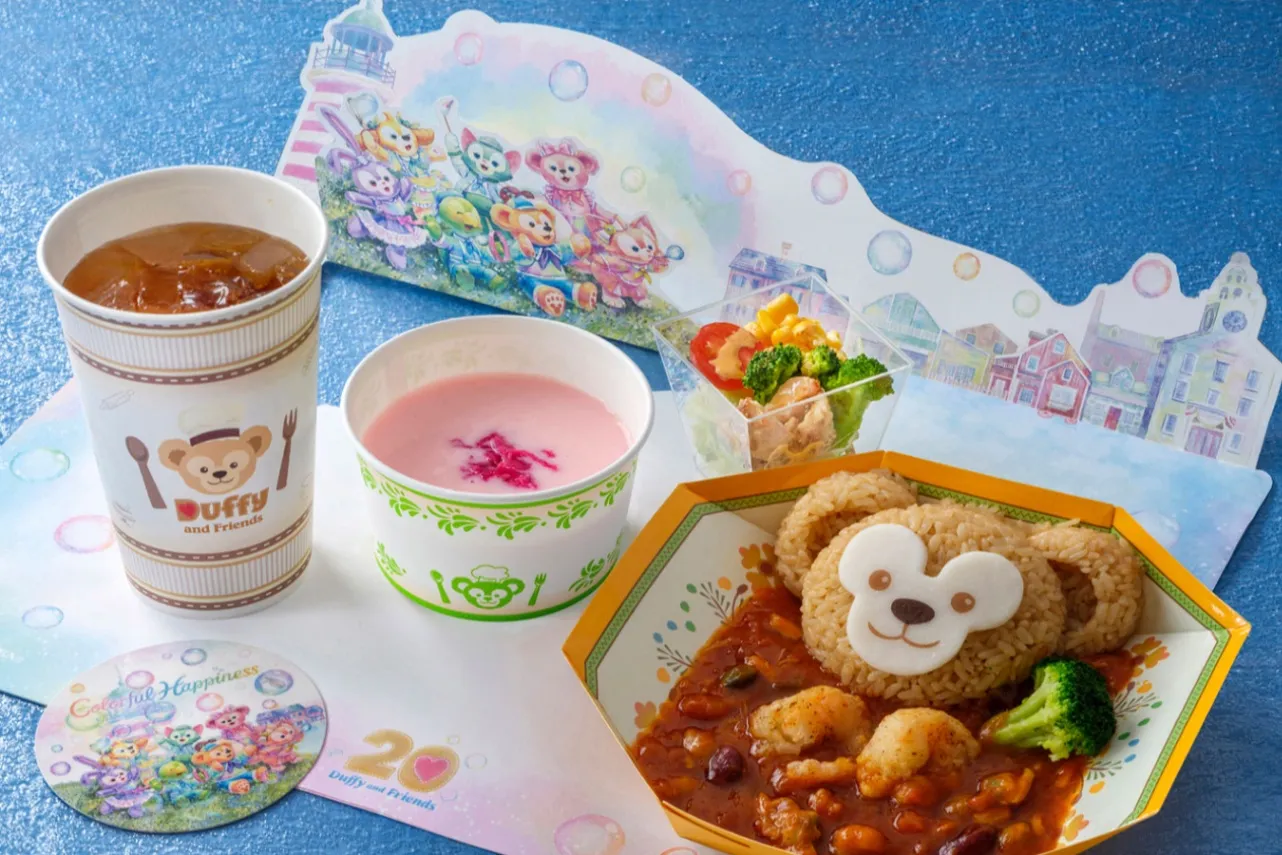 ▲「ダッフィーのスペシャルセット(シーフード)」(2,380円)(C)Disney