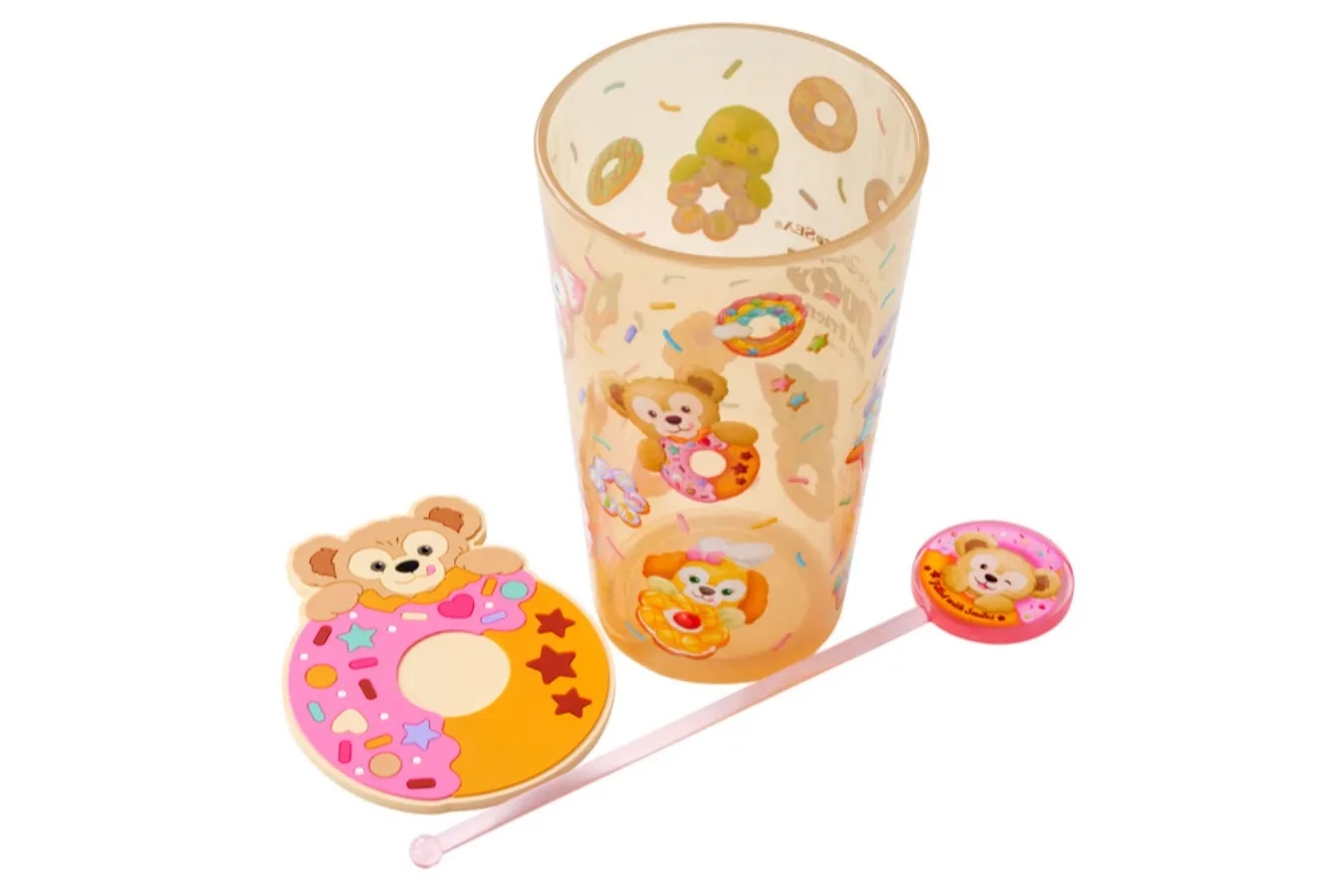 ▲「スーベニアタンブラーセット」(対象メニューにプラス1,500円)(C)Disney