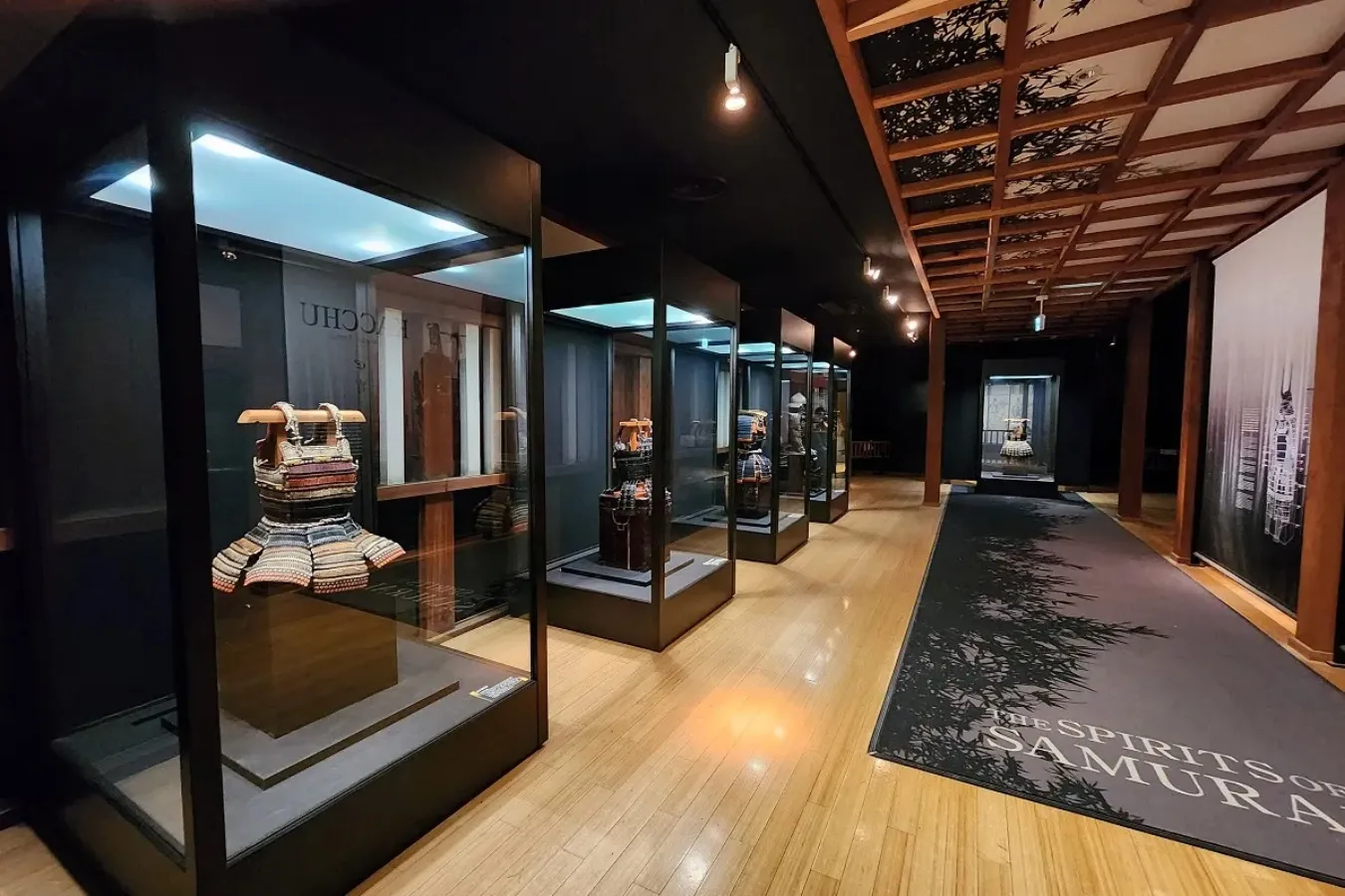 ▲常盤木門SAMURAI館の展示