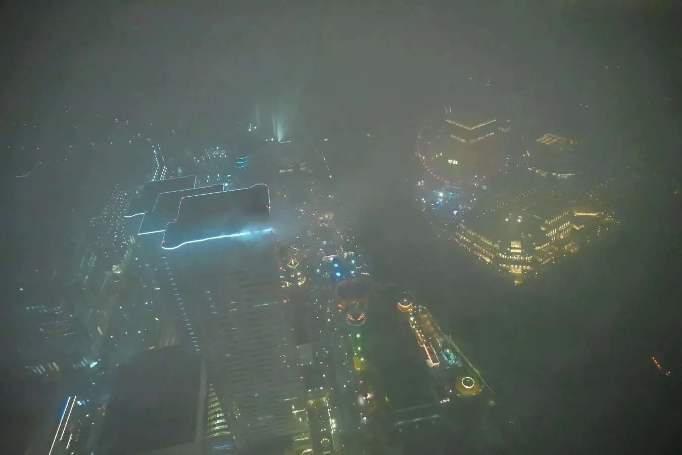 ▲ある雨の日の横浜の景色。