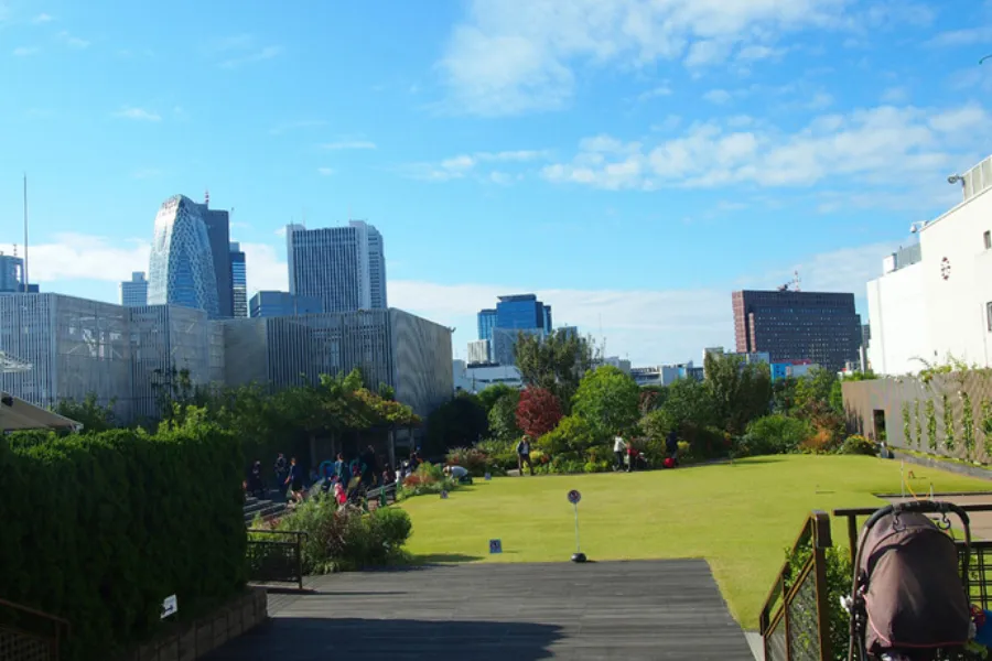▲これが新宿かと思えるような景色