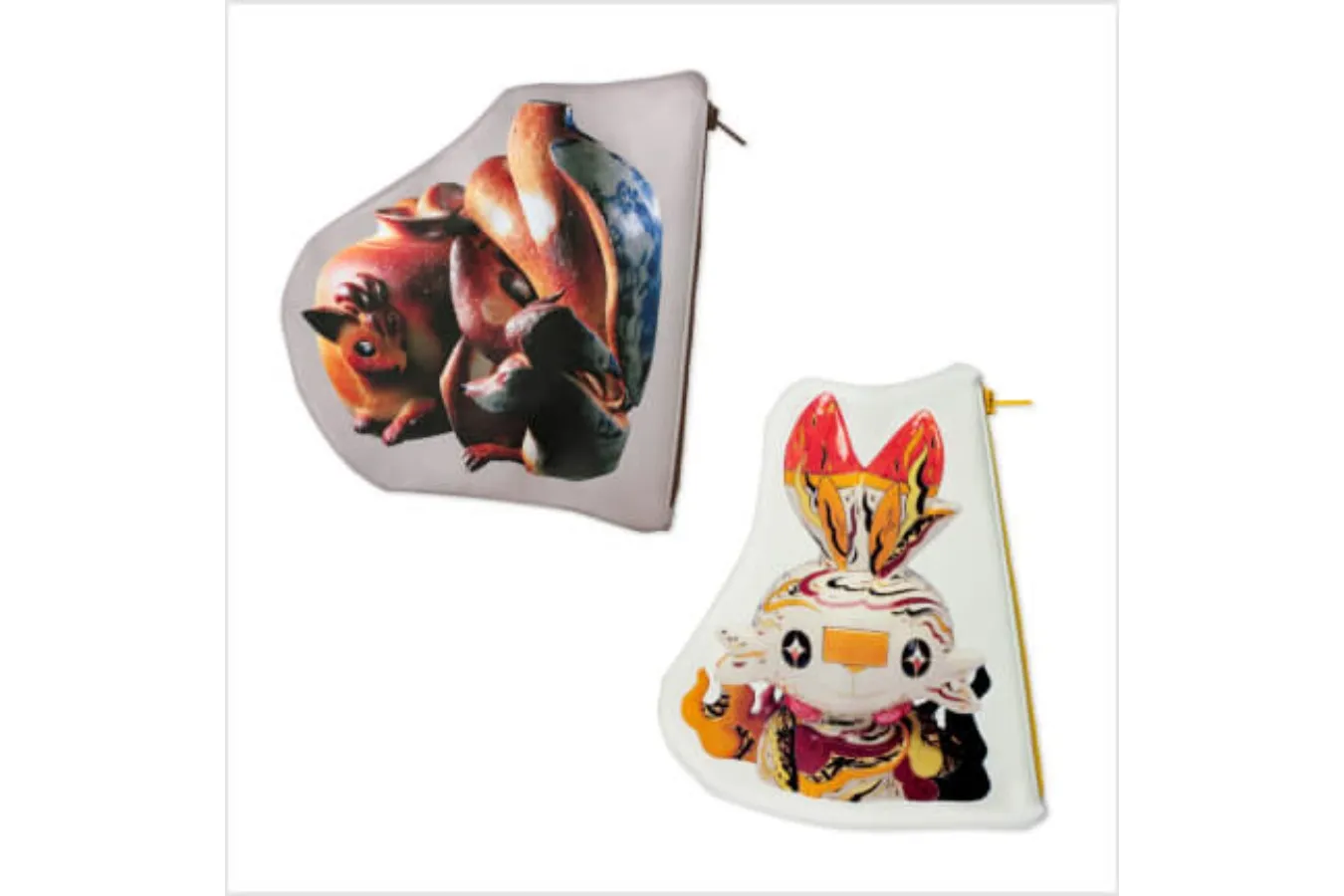 ▲「ダイカットポーチ」（各2,970円）