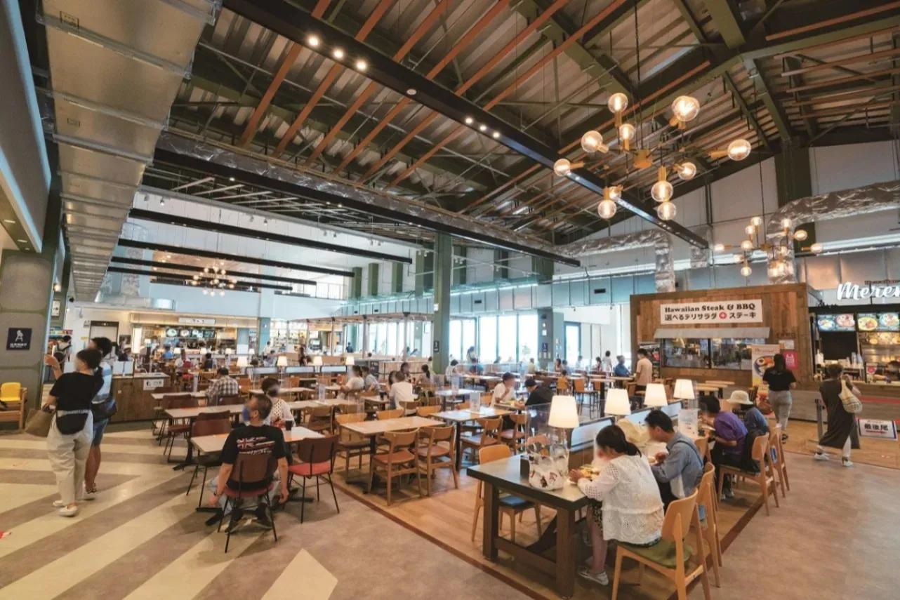 ▲フードコート