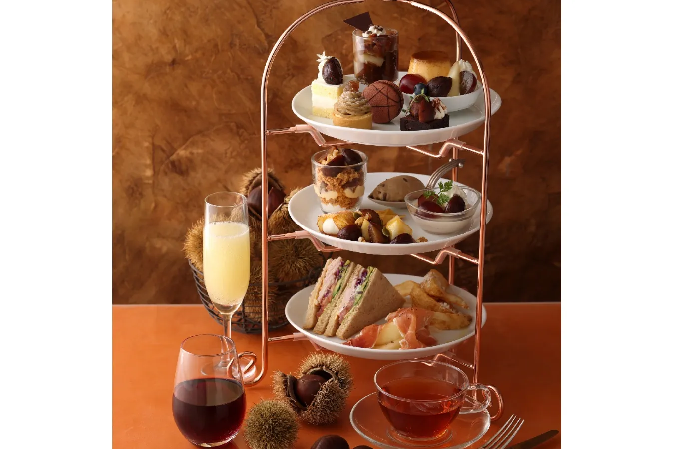 ▲「KIHACHIのアフタヌーンティー ～マロンスペシャル～」