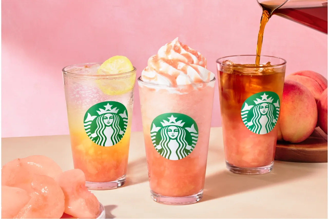 【スターバックス】”完熟ピーチ”の新作「ヘブンリー ピーチ フラペチーノ」が登場!_2743501