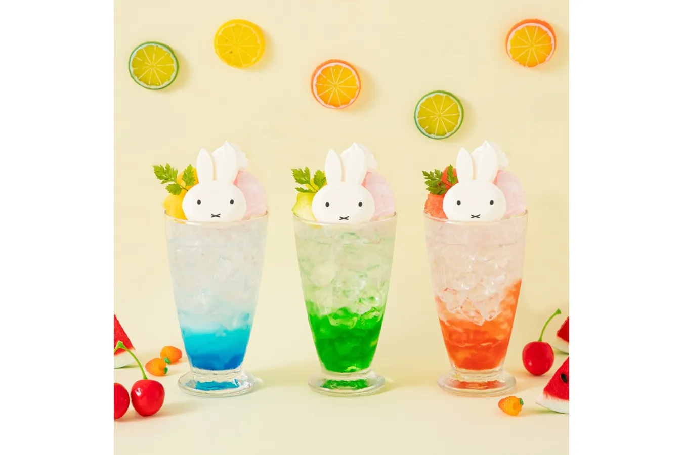 ▲クリームソーダ Illustrations Dick Bruna Ⓒ copyright Mercis bv,1953-2024　www.miffy.com