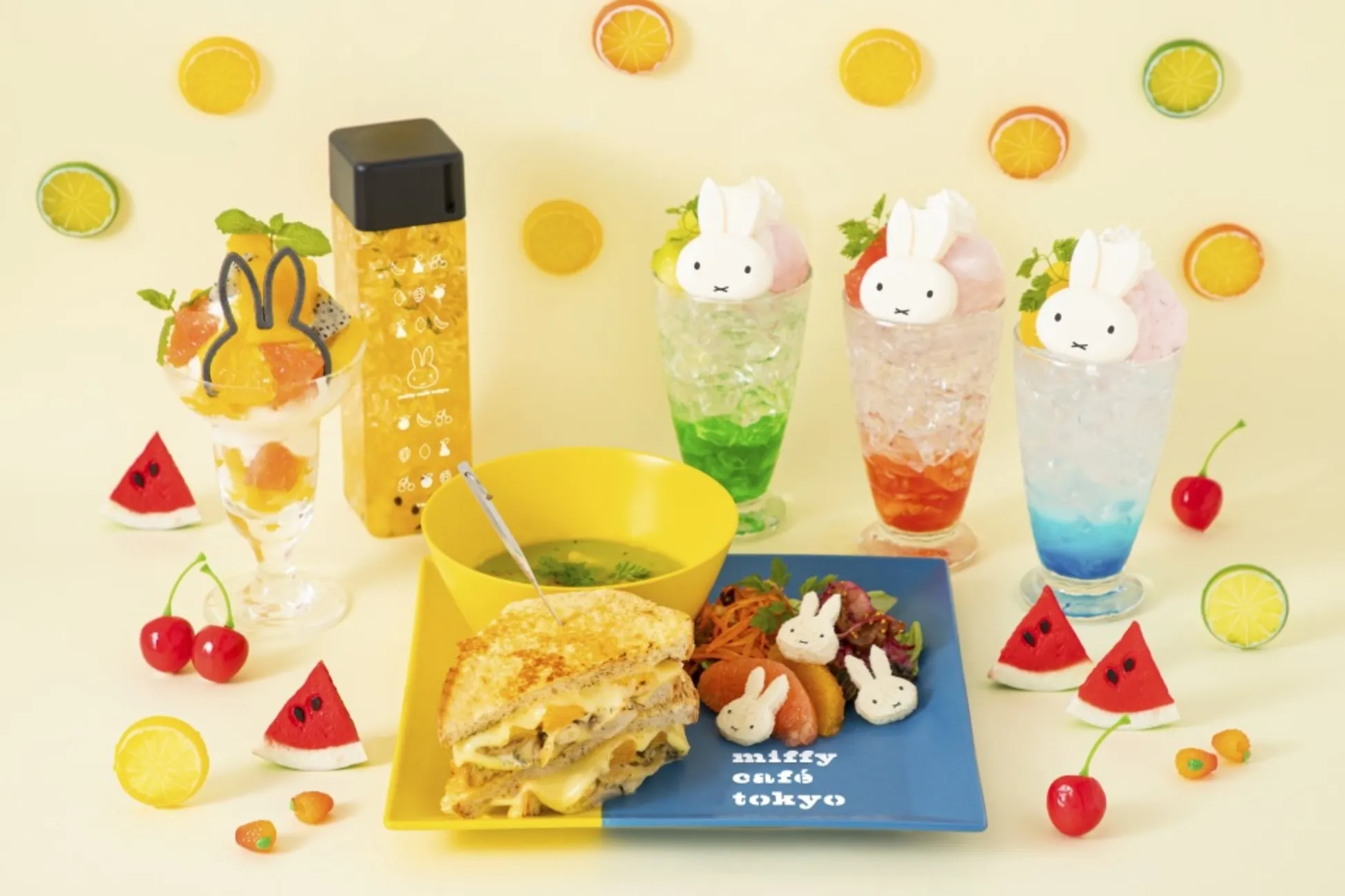 代官山「ミッフィーカフェトウキョウ」から夏を彩る新メニューが登場！