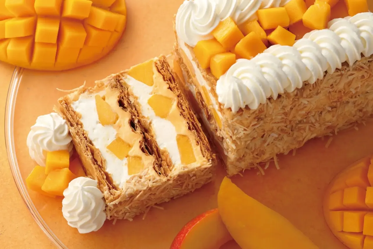 キハチ 青山本店】“宮崎完熟マンゴー”を贅沢に使用！サクサクの