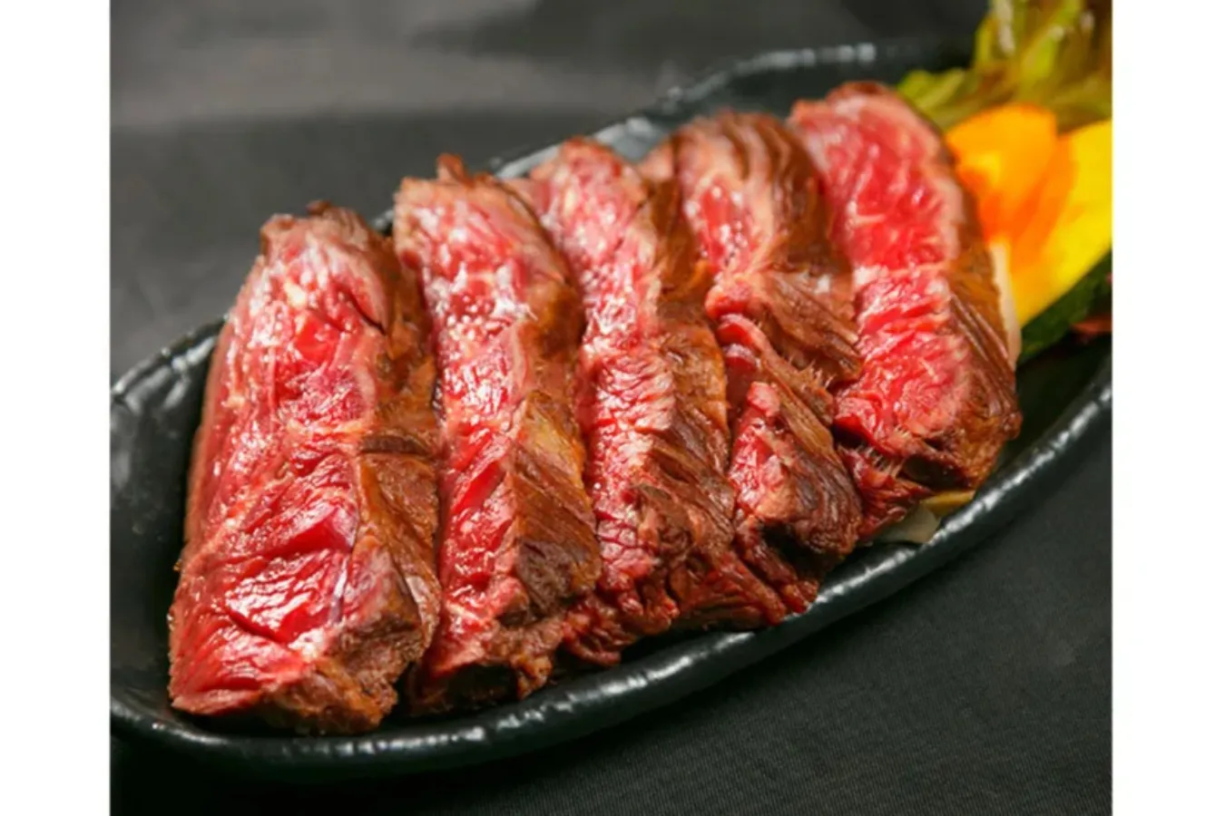 ▲とろける松坂牛ステーキ 特製塩と柚子胡椒添え <焼肉 こころ（大阪府東大阪市）>