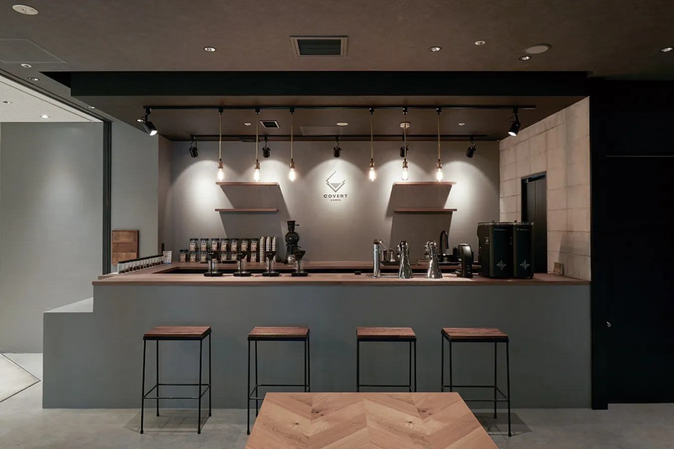 ▲店のコンセプトは“価値ある特別な一杯を提供する、コーヒー好きのための隠れ家”