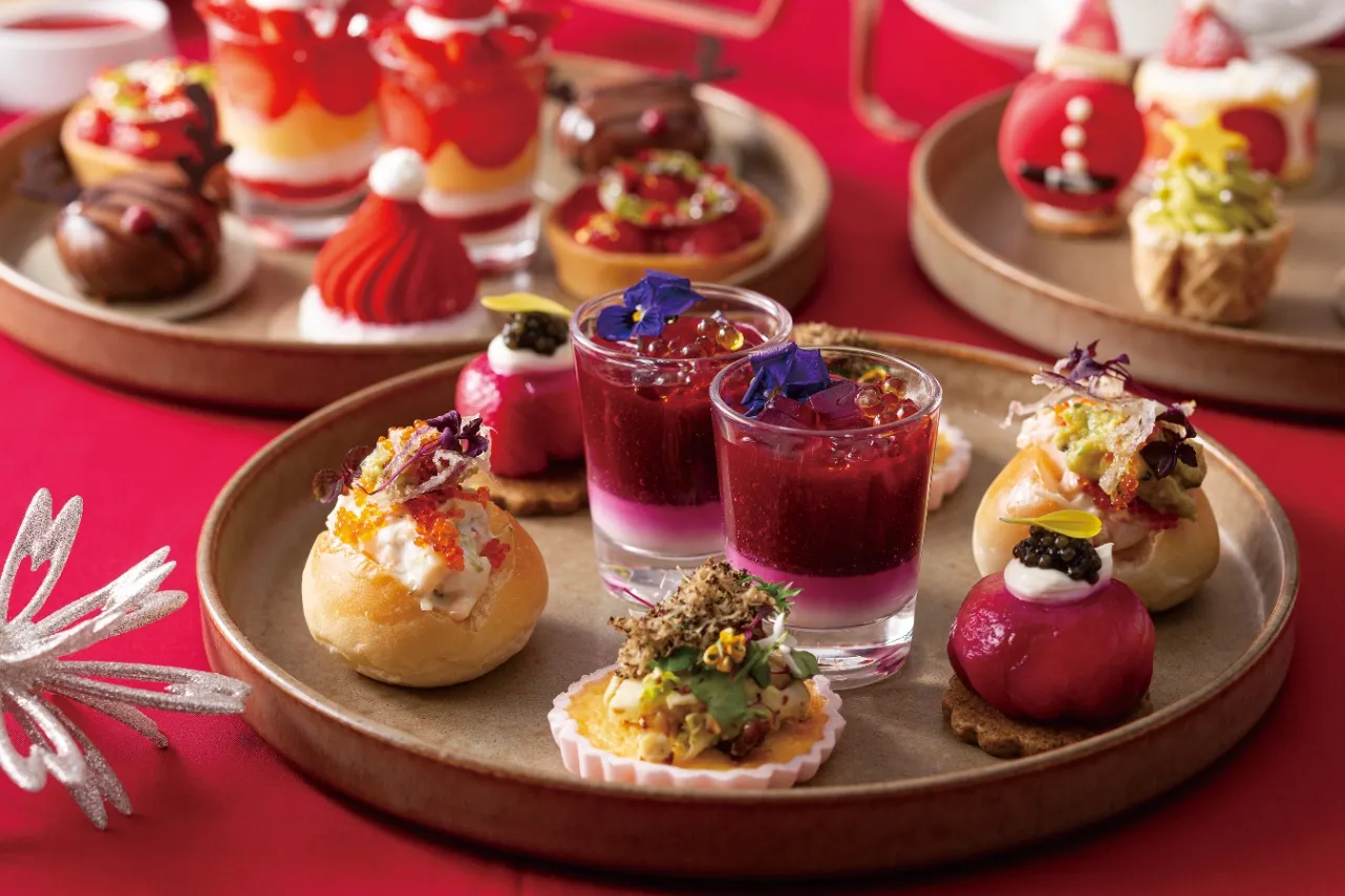 ▲「クリスマスアフタヌーンティー」（下段）