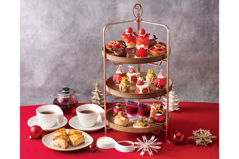 クリスマスモチーフのスイーツが彩るアフタヌーンティー！「ローズホテル横浜」より