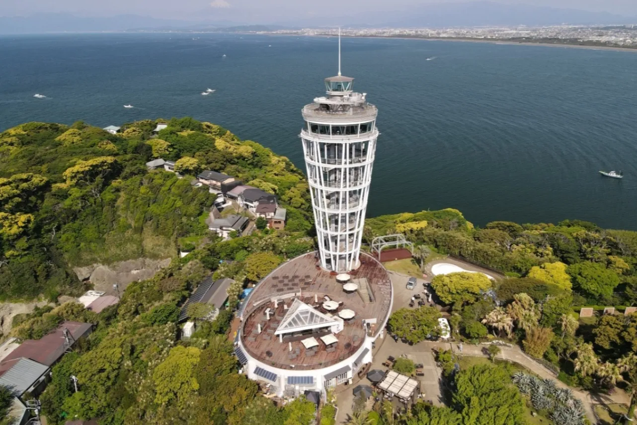 ▲江の島サムエル・コッキング苑全景