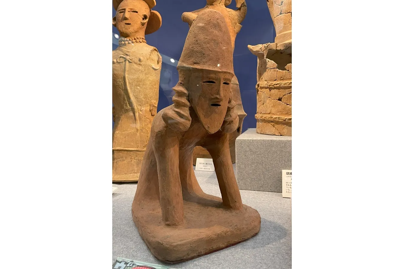 ▲この埴輪だけ、ほかの埴輪から離れたところで見つかったらしい