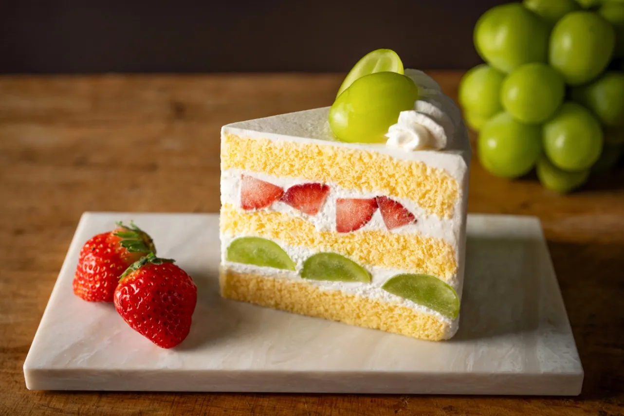 ▲「いちごとマスカットのショートケーキ」