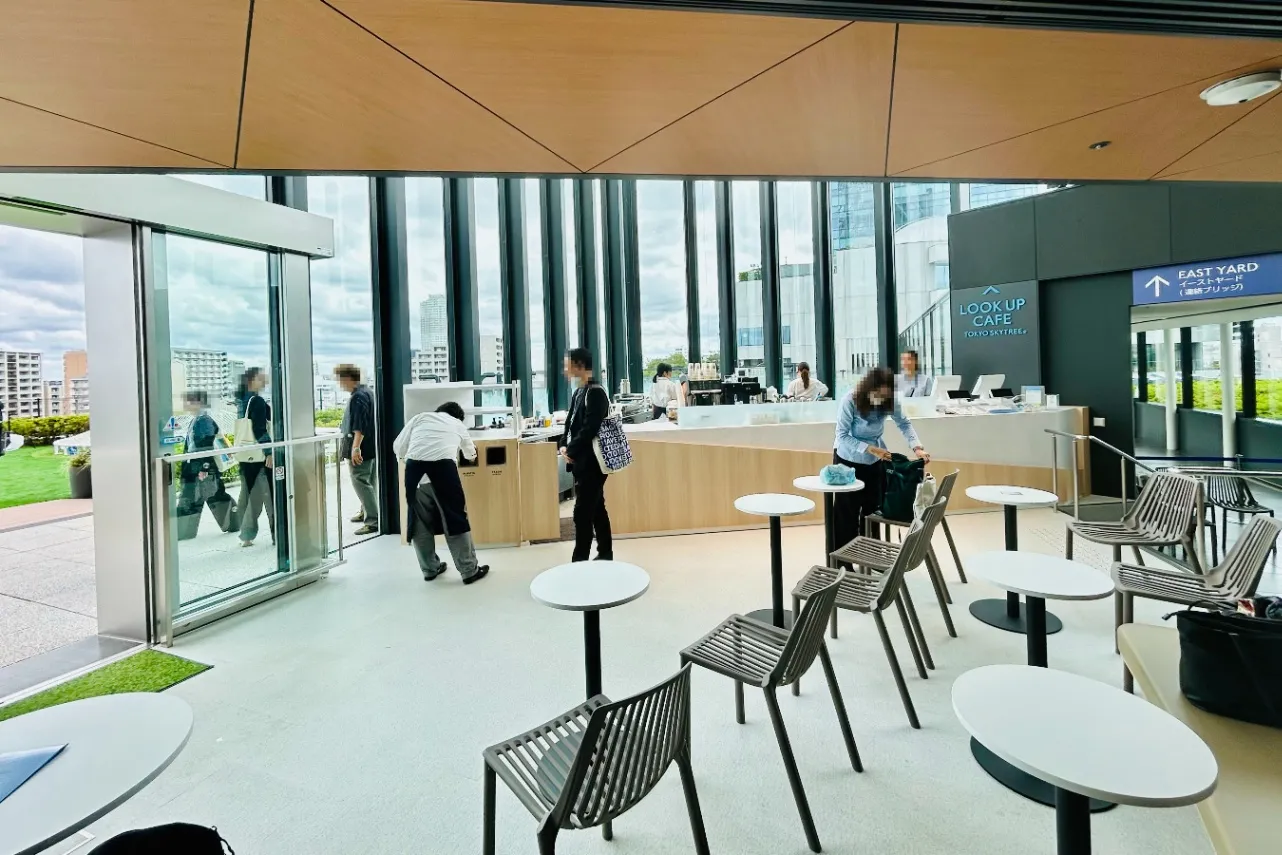 ▲「LOOK UP CAFE TOKYO SKYTREE」店内の様子