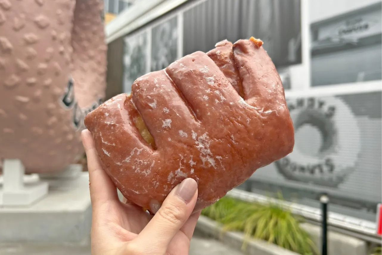 ▲クマの爪をイメージしたユニークな見た目（撮影：レッツエンジョイ東京編集部）