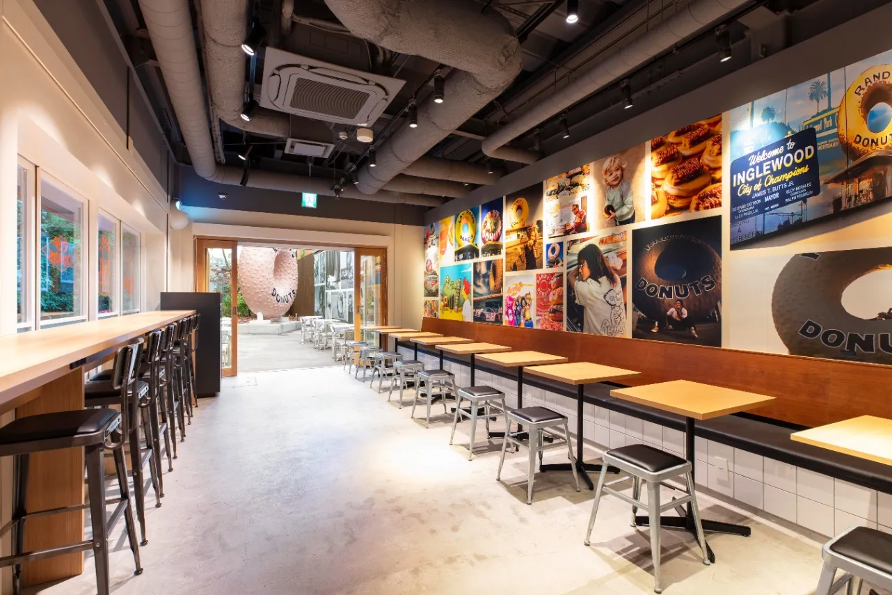▲「ランディーズドーナツ渋谷代官山店」内観