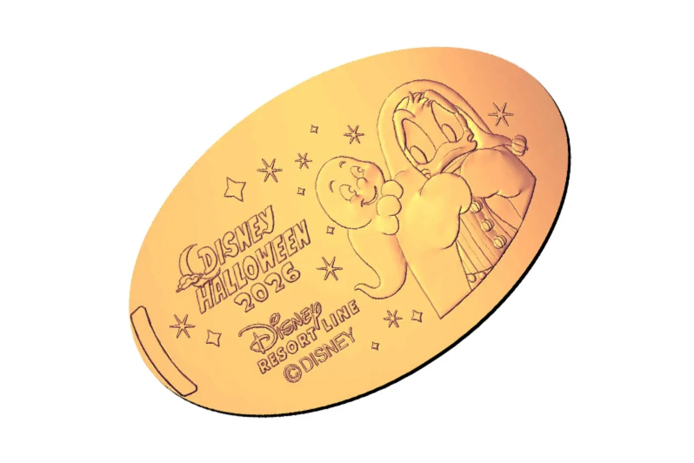 ▲「スーベニアメダル」(1枚100円)(C)Disney