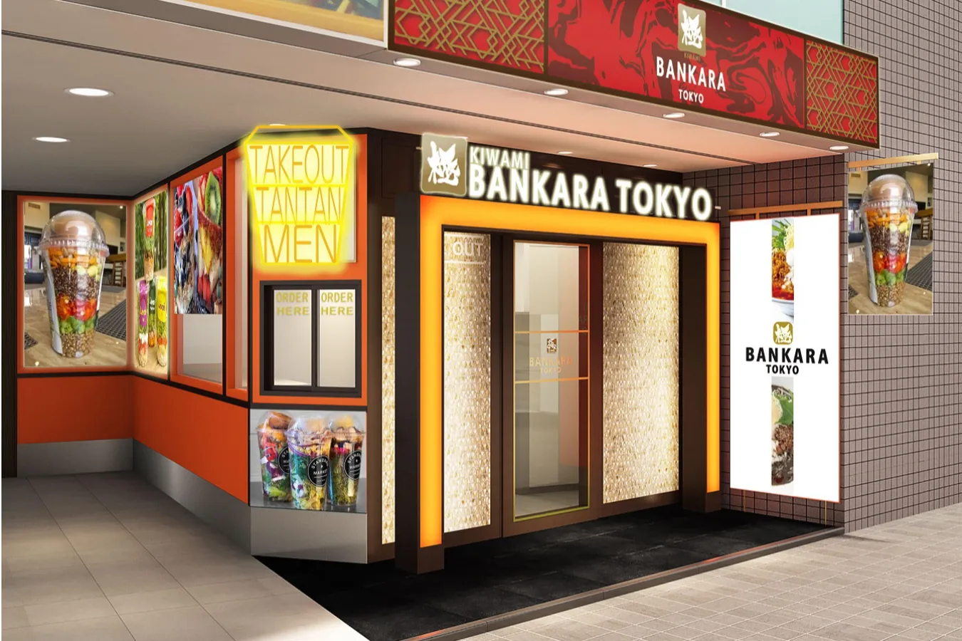 ▲フォトジェニックなデザインの外観。店内飲食だけでなく店頭でのテイクアウトも可能