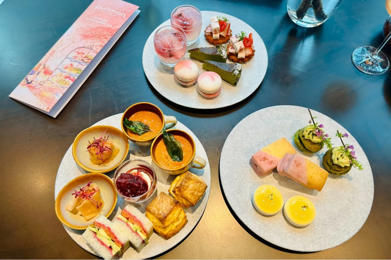 ▲「桜アフタヌーンティー2026」（撮影：レッツエンジョイ東京編集部）