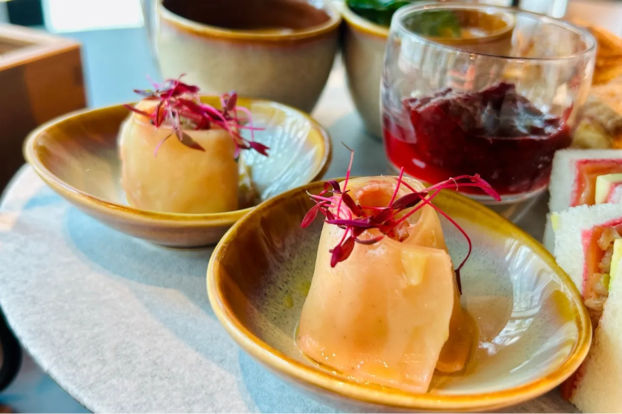 ▲「桜海老のカネロニ」（撮影：レッツエンジョイ東京編集部）