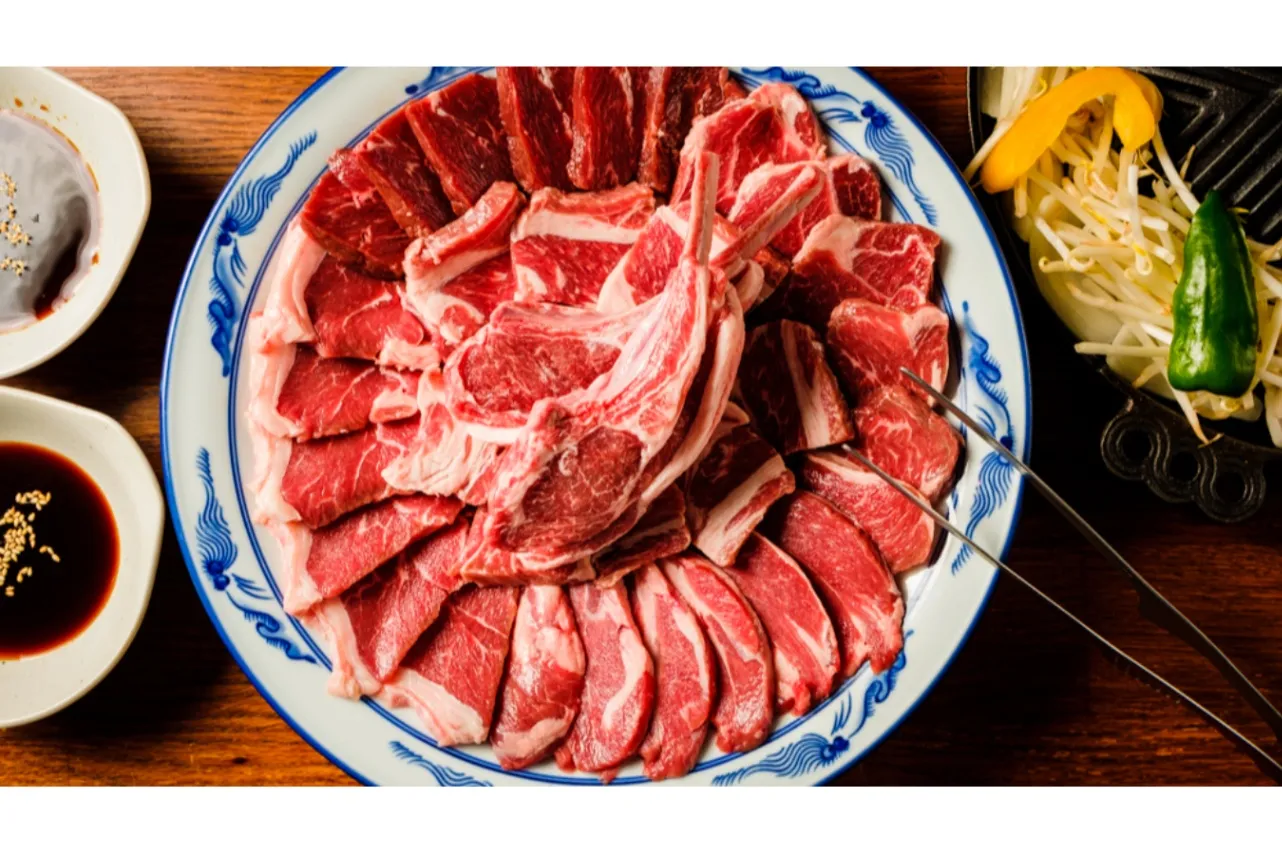 ▲「羊肉6種！盛り合わせ」