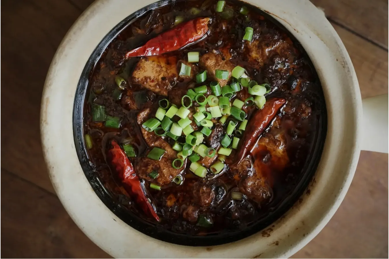▲「仲式土鍋麻婆豆腐」