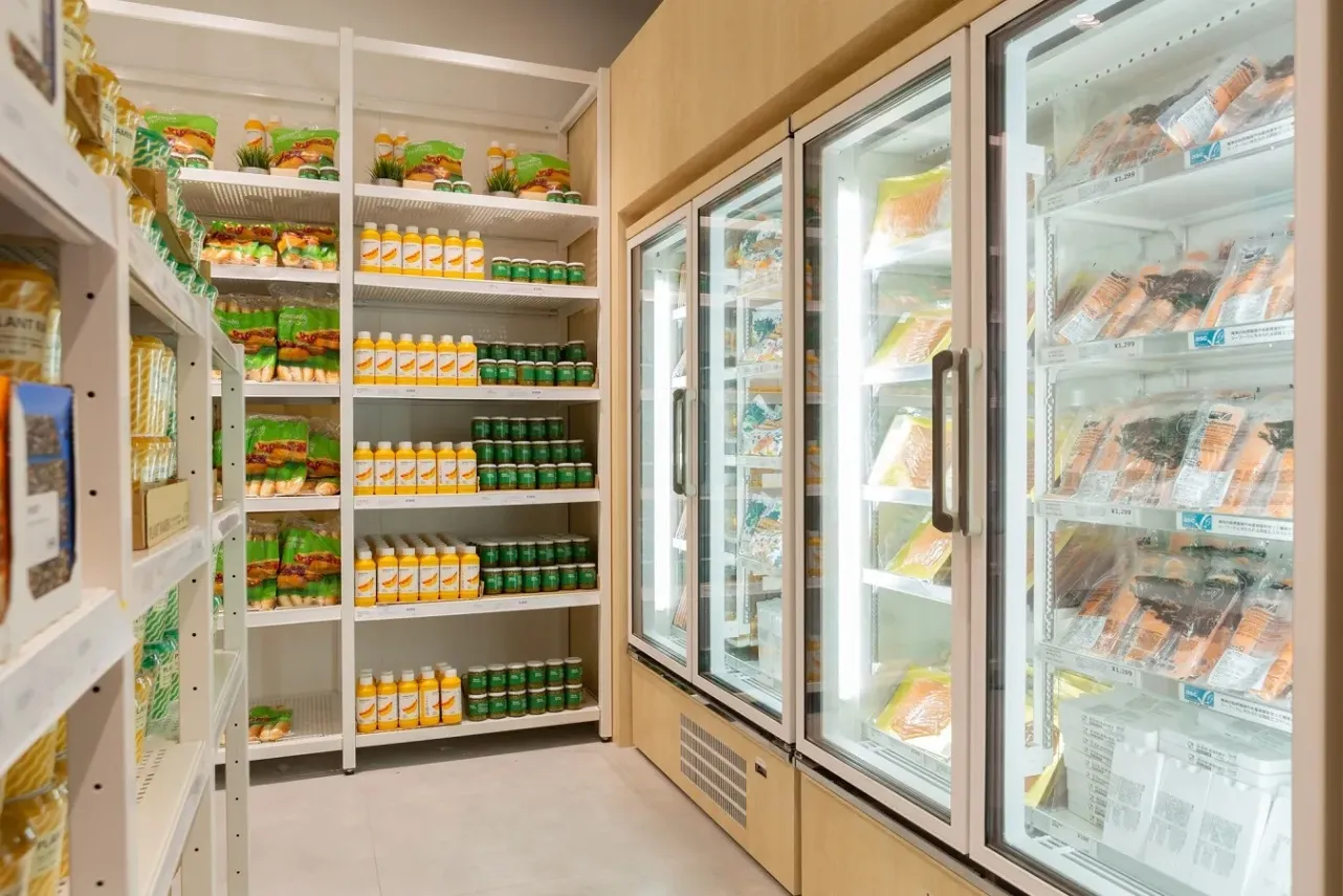 ▲食品コーナー