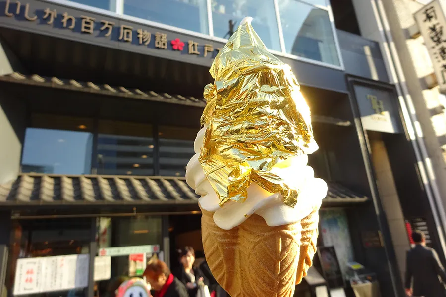 【ソフトクリーム食べ比べ】金沢で超人気の金箔ソフトを銀座で食べられる！意外と知らない絶品ソフトまとめ
