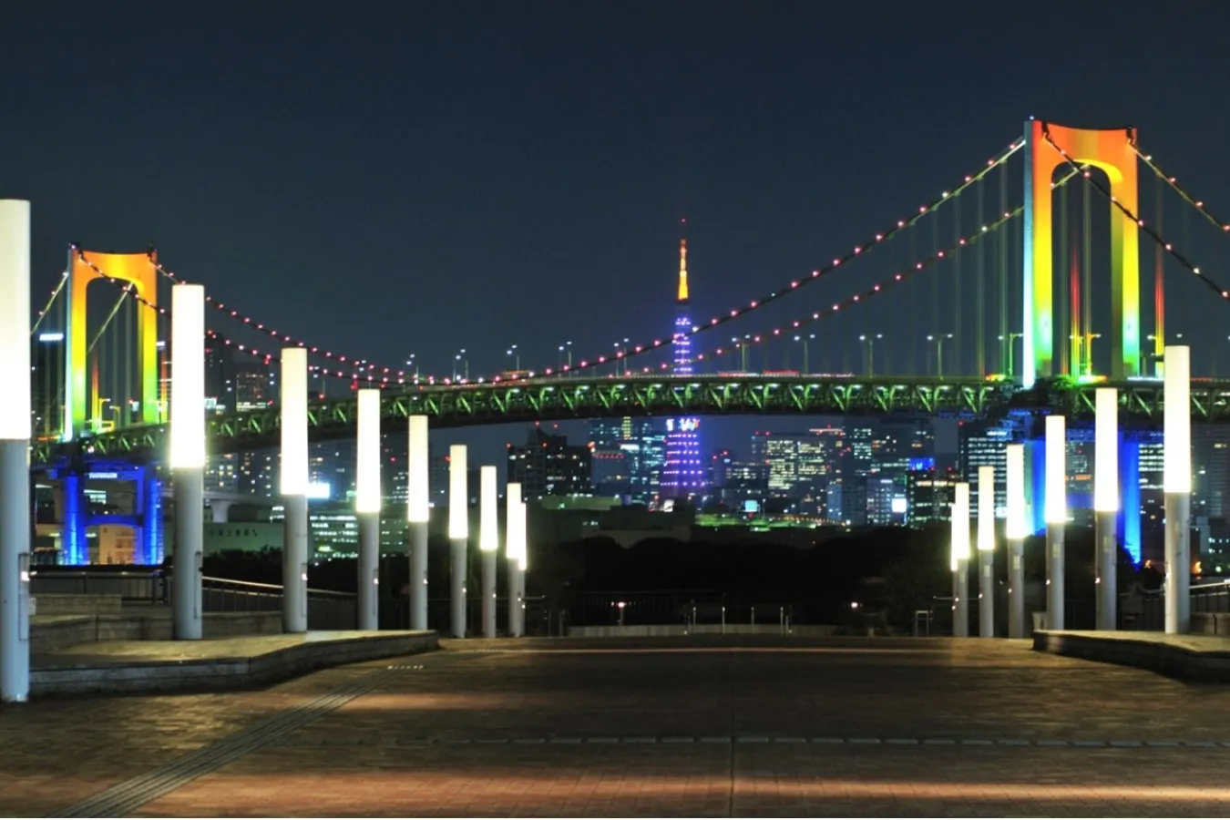 ▲ウエストプロムナードからの眺め《写真提供》東京港埠頭(株)