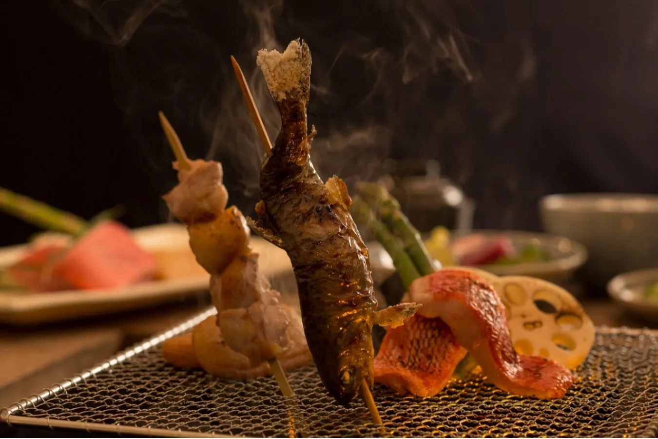 ▲囲炉裏茶寮_料理一例