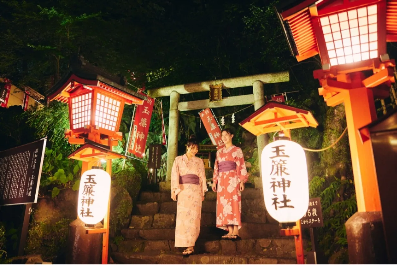 ▲玉簾神社