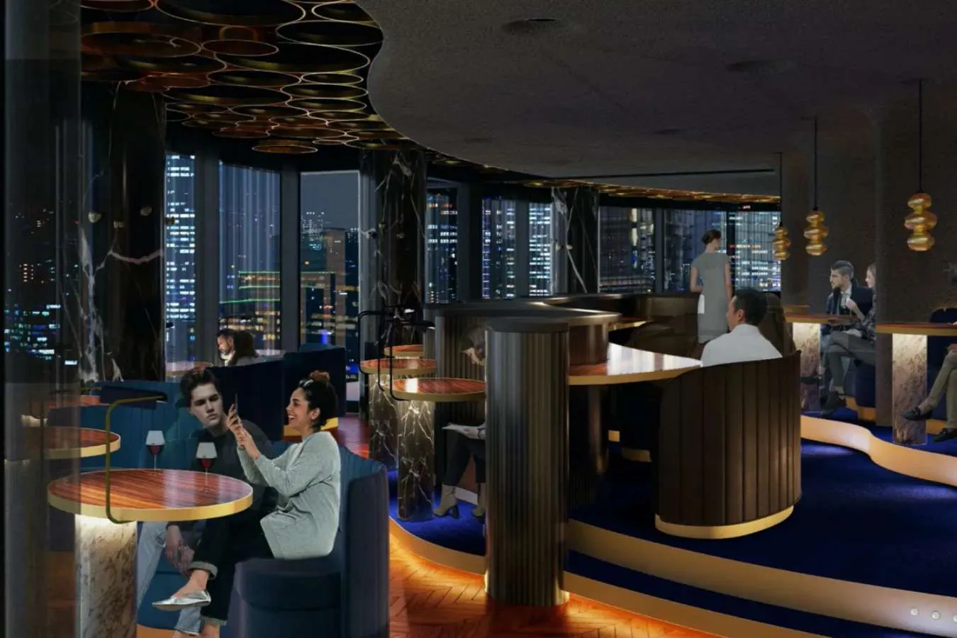 ▲二人の距離がぐっと縮まるカップルシート