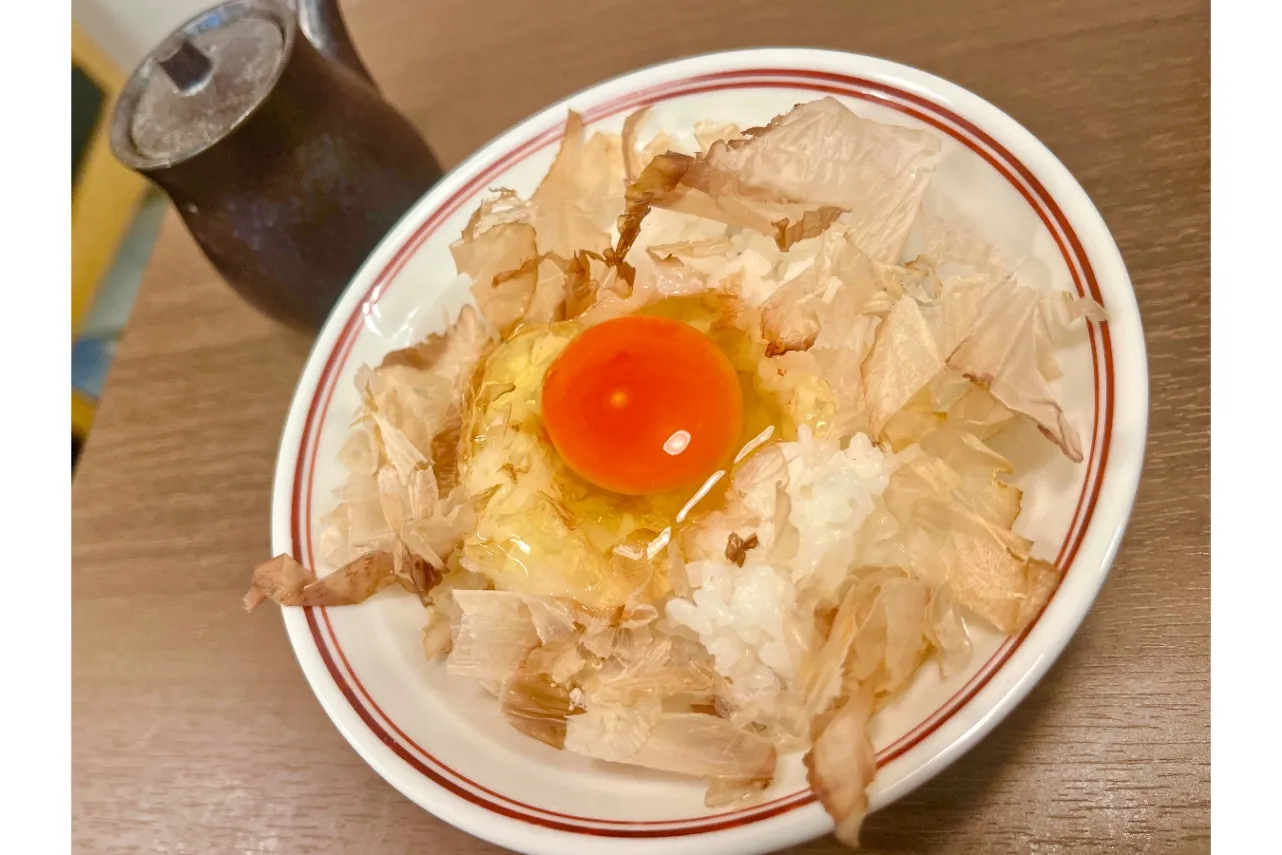 ▲「卵かけご飯」