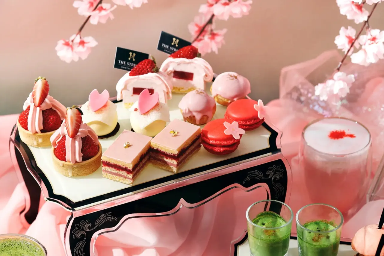 “桜×いちご”のお花見アフタヌーンティーが登場！「ザ ストリングス 表参道」で_2190640