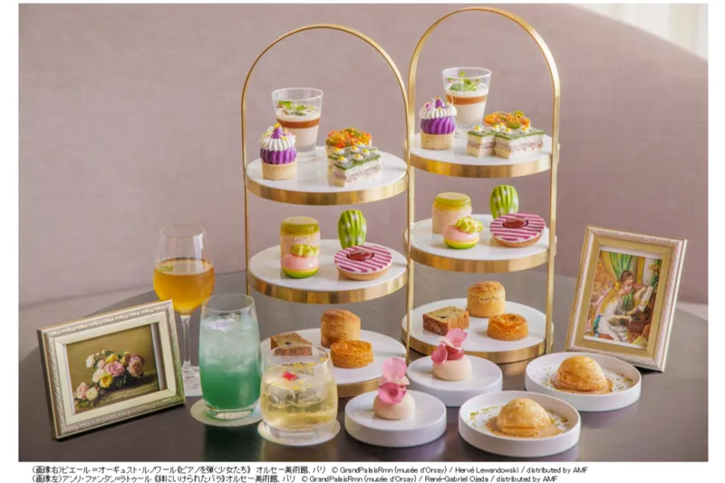 モネやルノワールなど“オルセー印象派展”とのコラボアフタヌーンティーが登場！大手町のホテルで