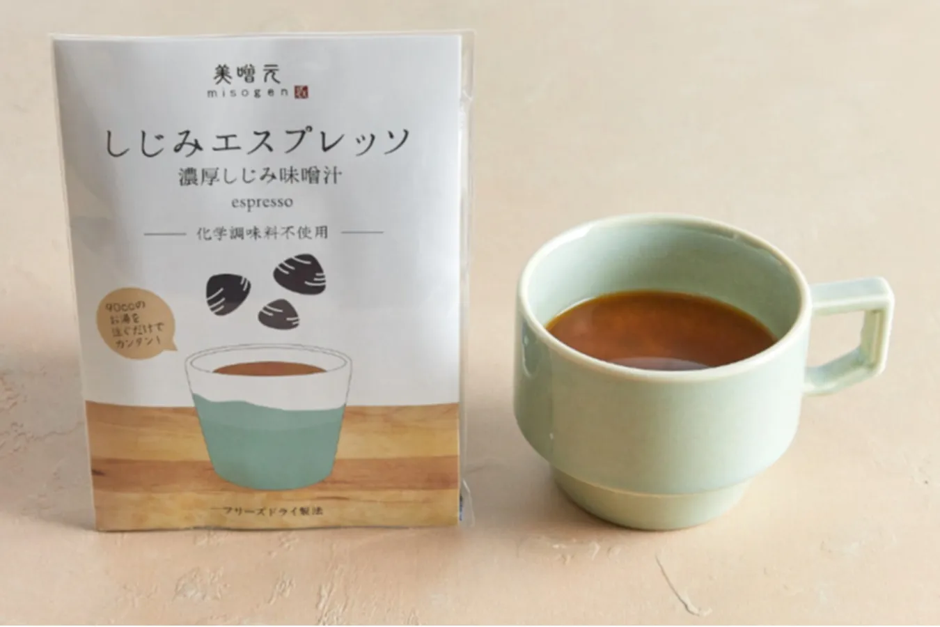▲美噌元「しじみエスプレッソ」