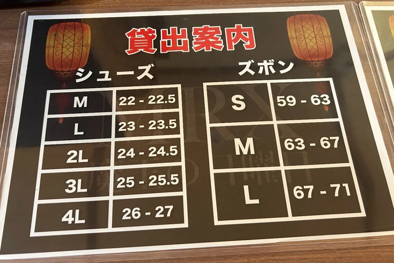 ▲貸出案内表