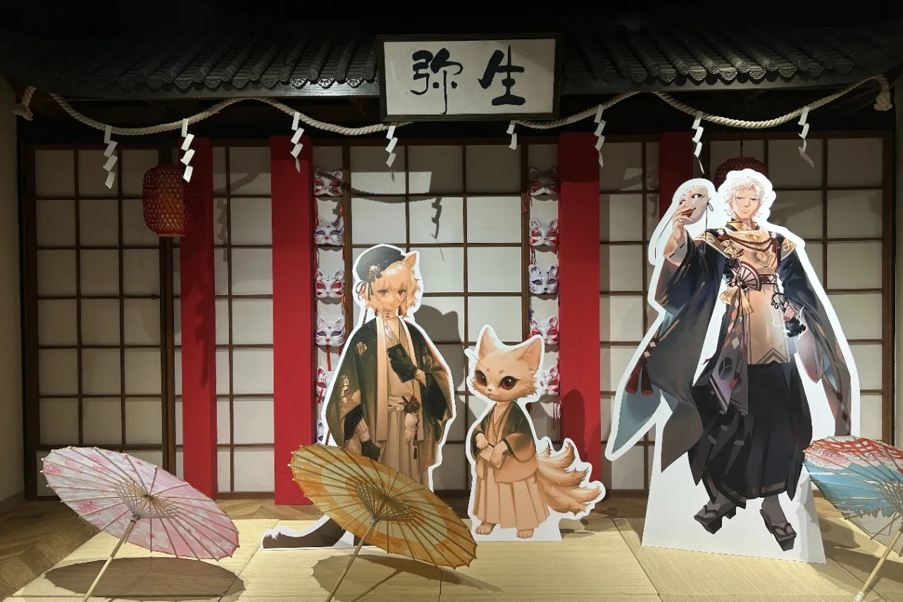 ▲体験終了後に撮れるフォトスポットも。