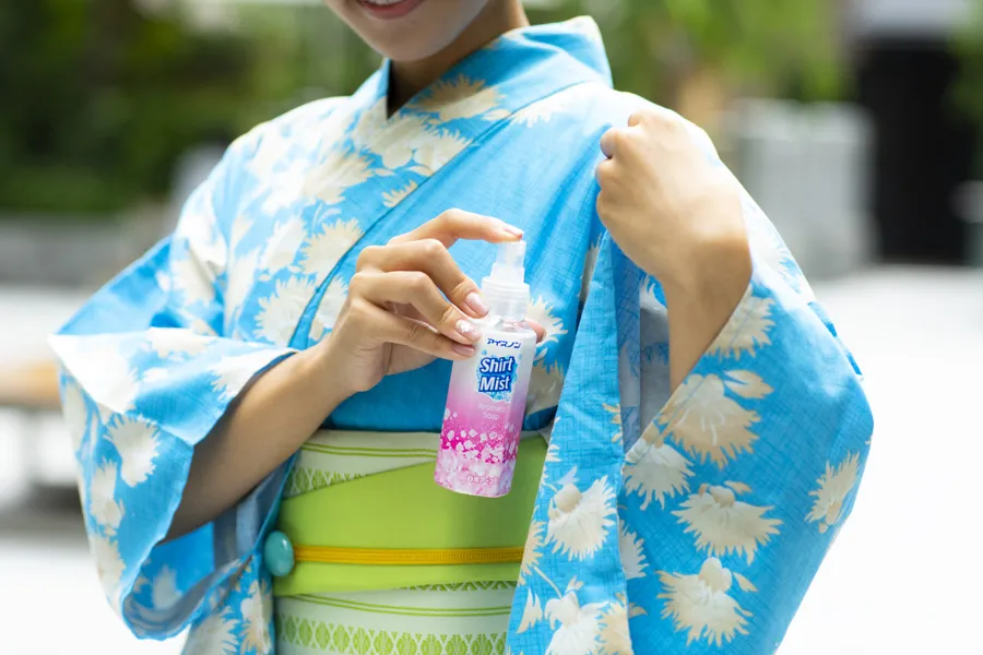 （PR）急接近OK！“衣類にシュッ”でひんやり冷涼感が続く「シャツミスト」は浴衣デートの必需品！
