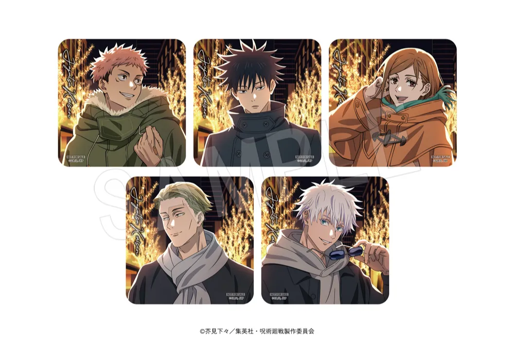 呪術廻戦×マルキューブ◇五条悟コースター＆ランチョンマット 丸ビル